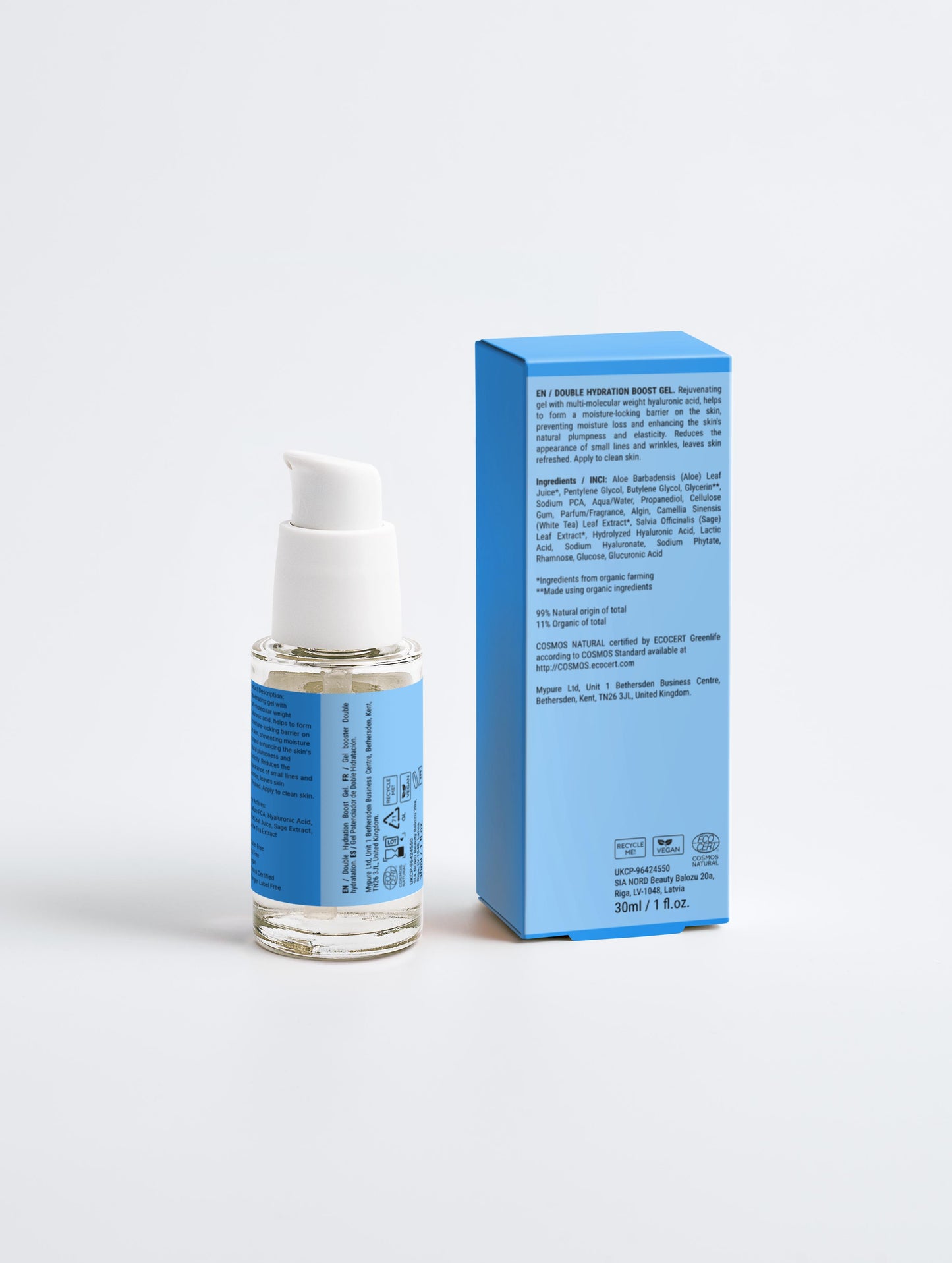 Double Hydration Boost Gel + HA, 30ml
