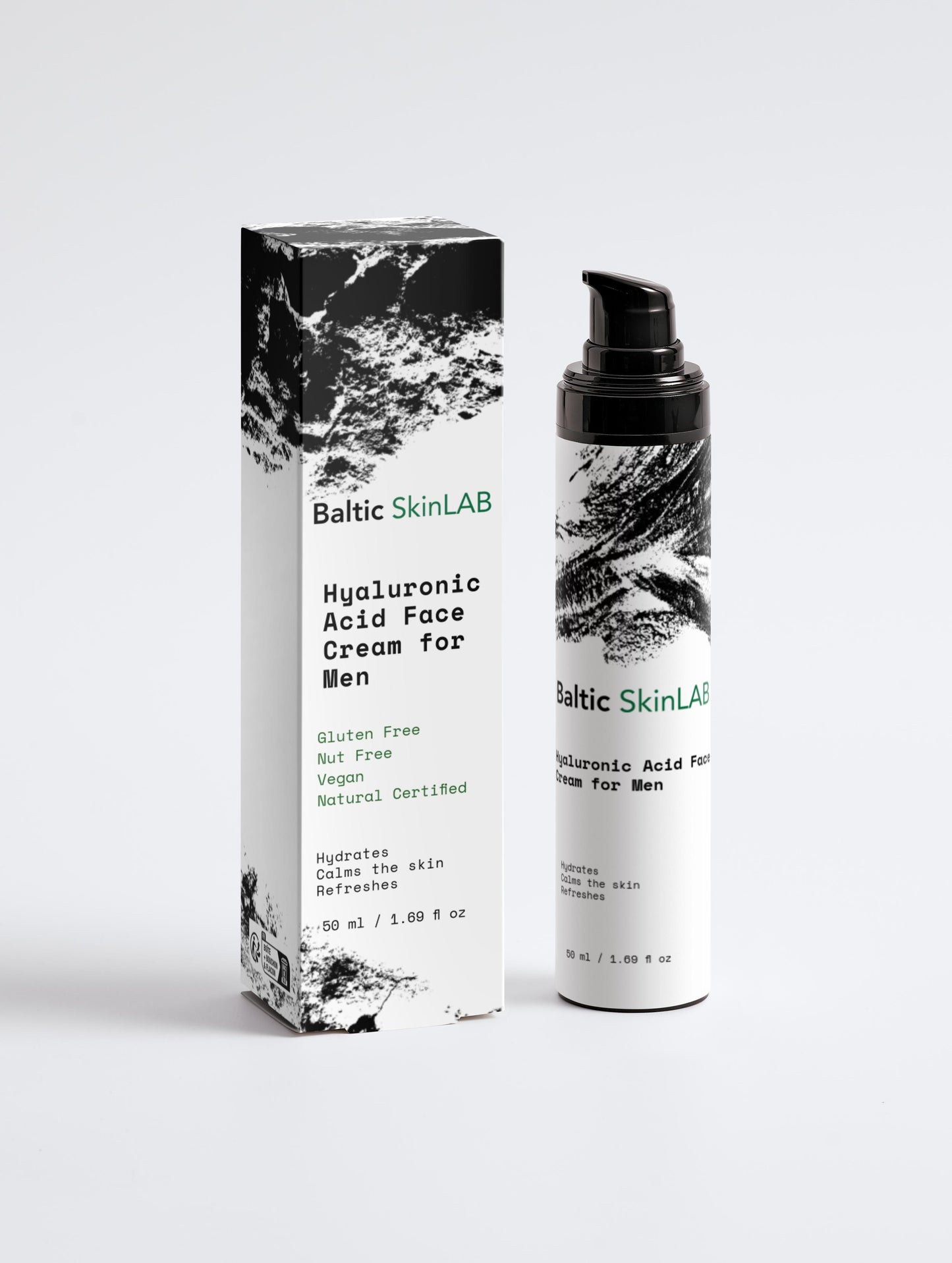 Hyaluronic Acid Face Cream for Men, 50ml