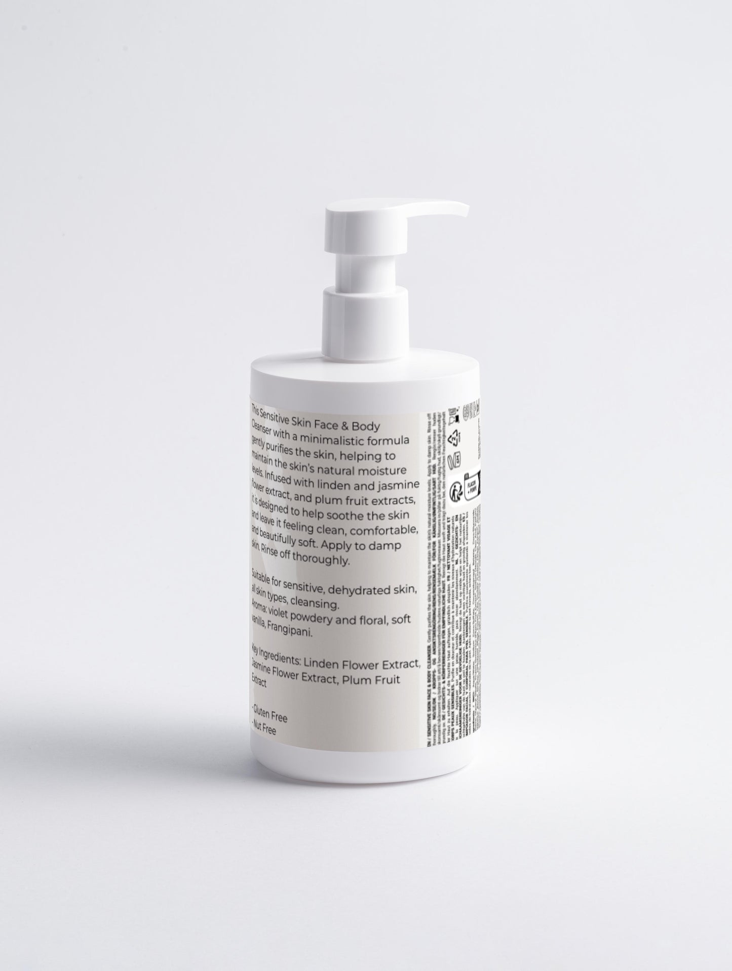 Sensitive Skin Face & Body Cleanser, 390ml