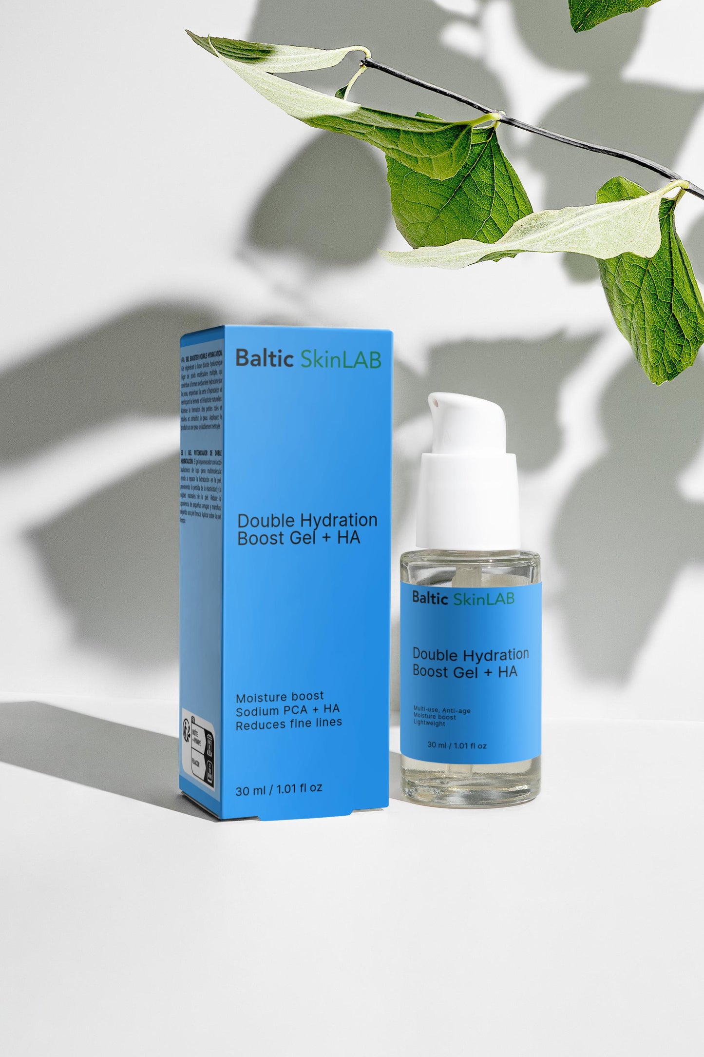 Double Hydration Boost Gel + HA, 30ml