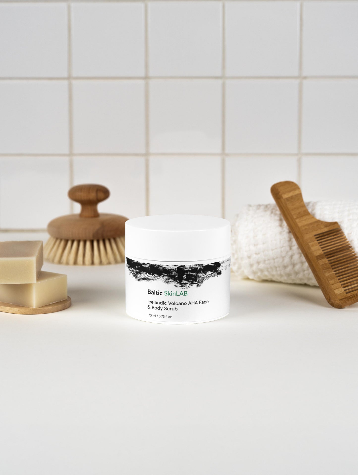 Icelandic Volcano AHA Face & Body Scrub, 170ml