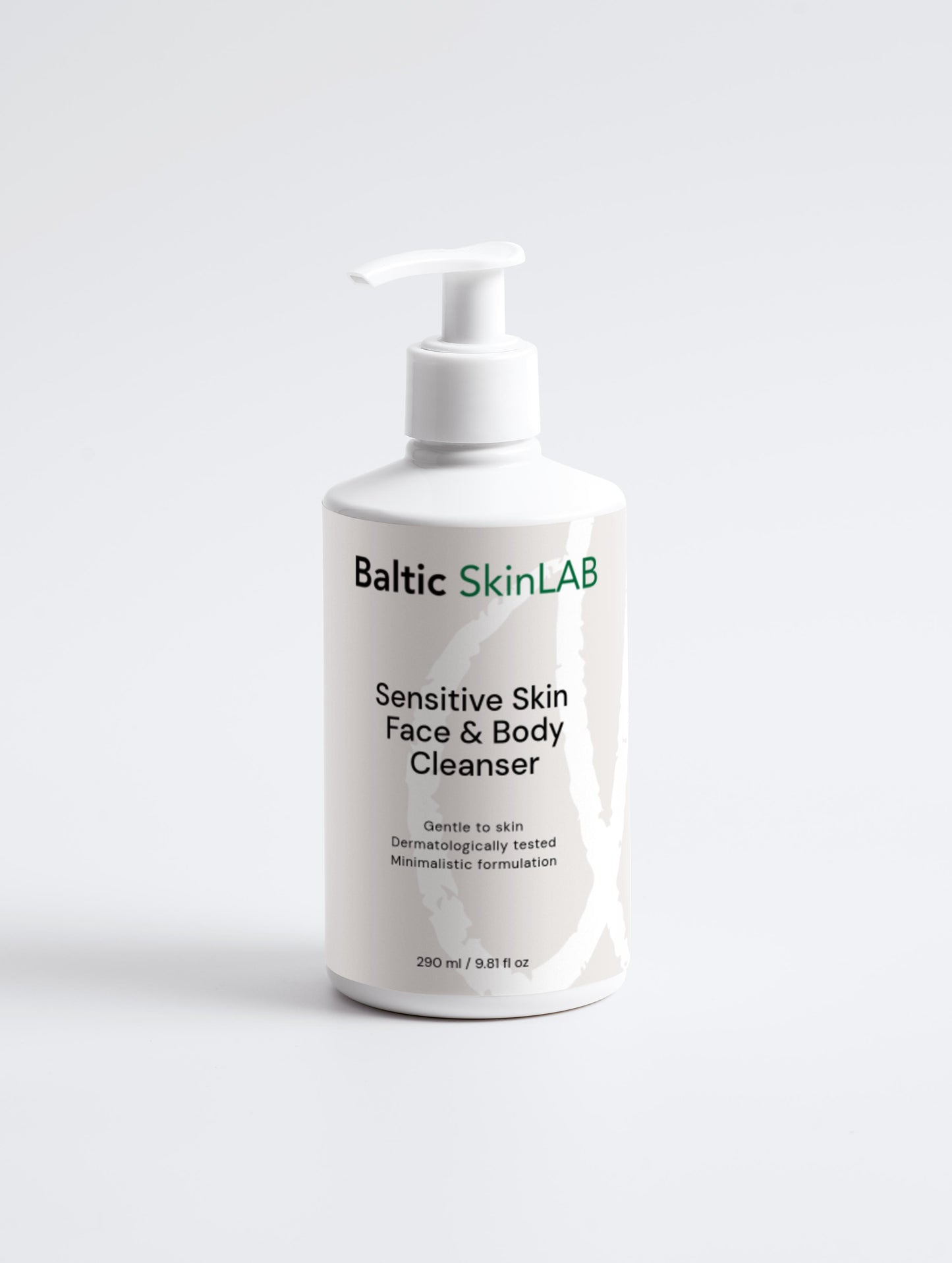 Sensitive Skin Face & Body Cleanser, 290ml